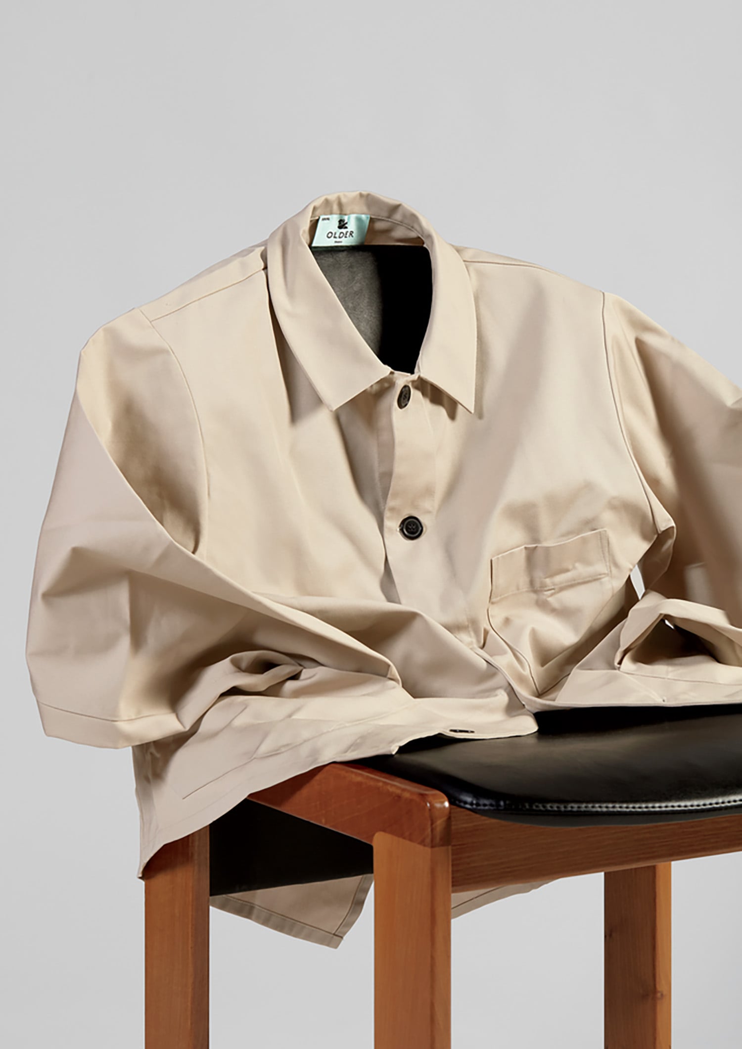 A jacket on a chair.