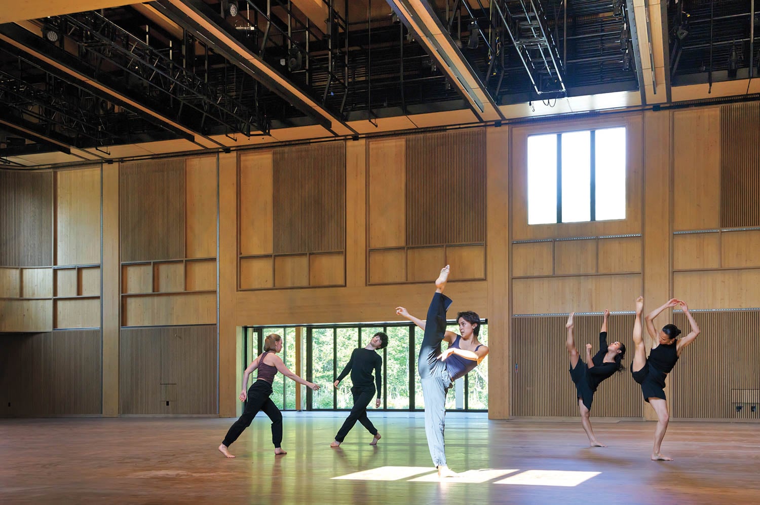 dancers in the doris duke theater