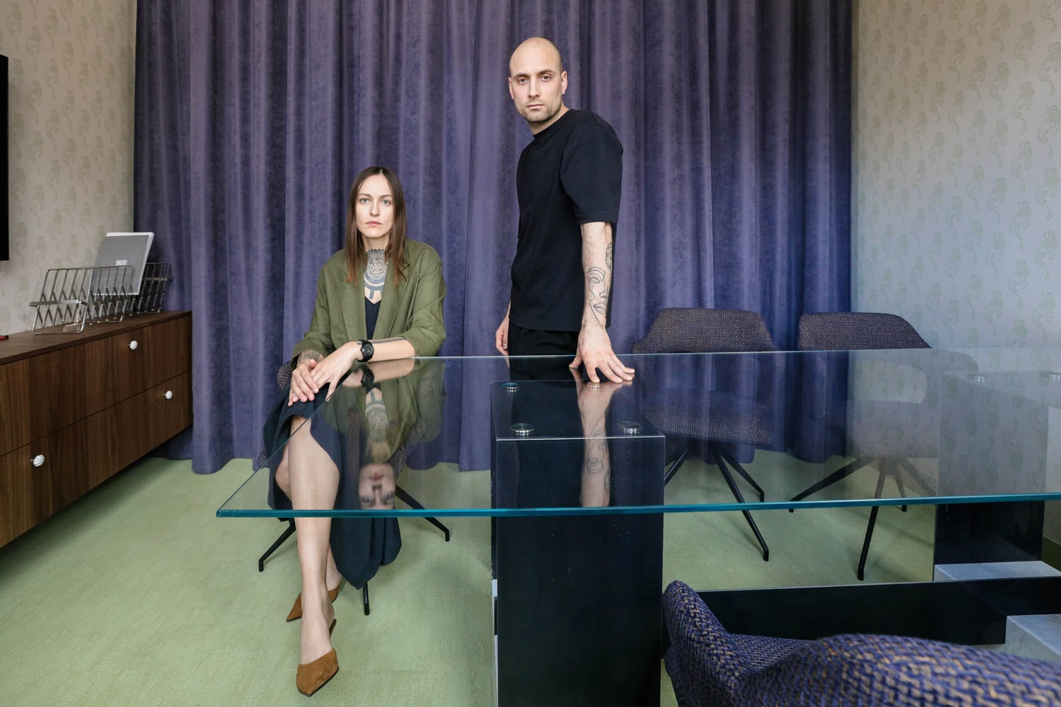 Between the Walls cofounders Andriy Anisimov and Victoria Karieva