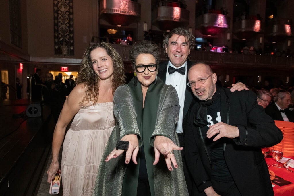 Cindy Allen posing with other attendees at Hall of Fame