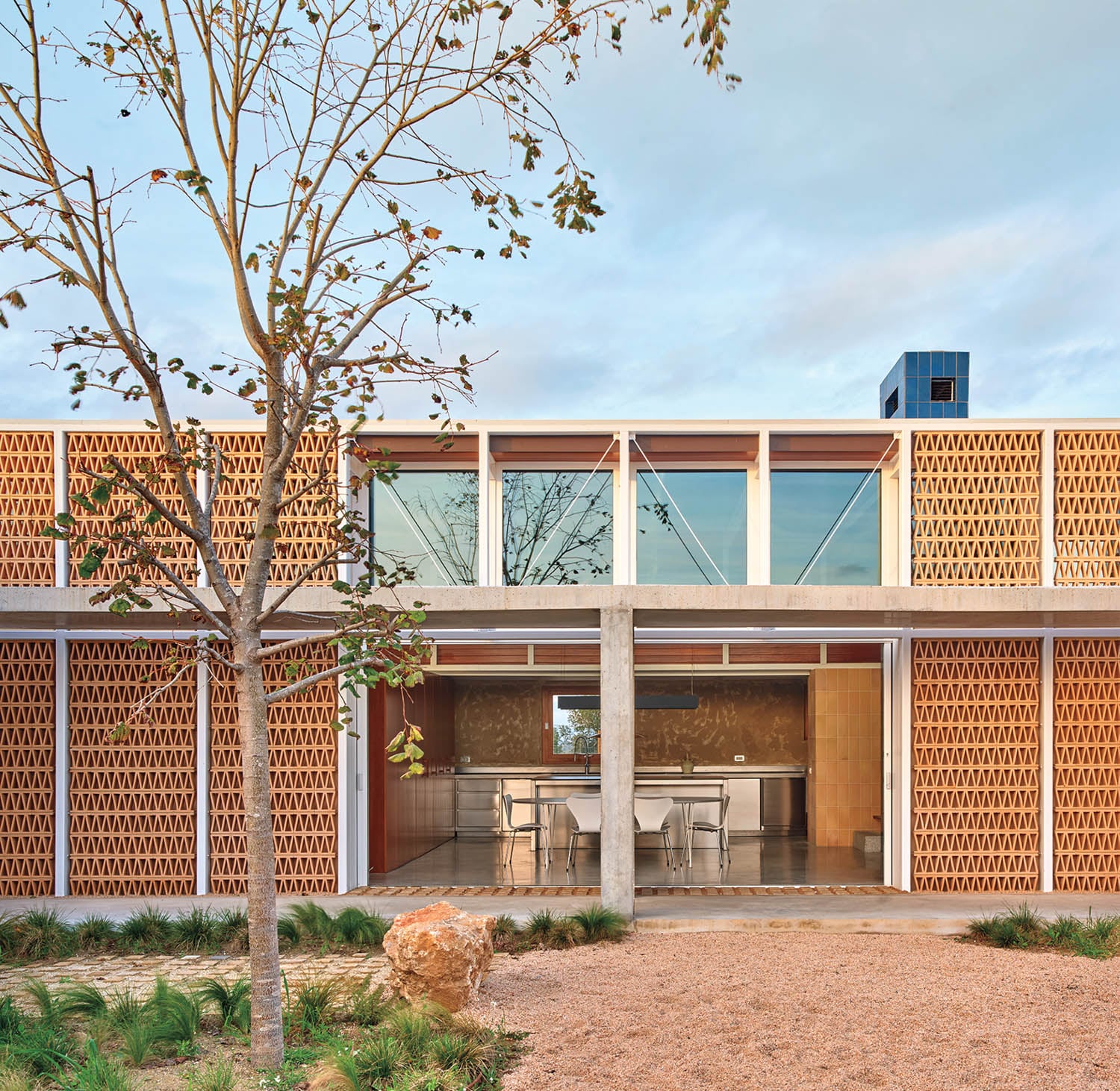 exterior facade of home