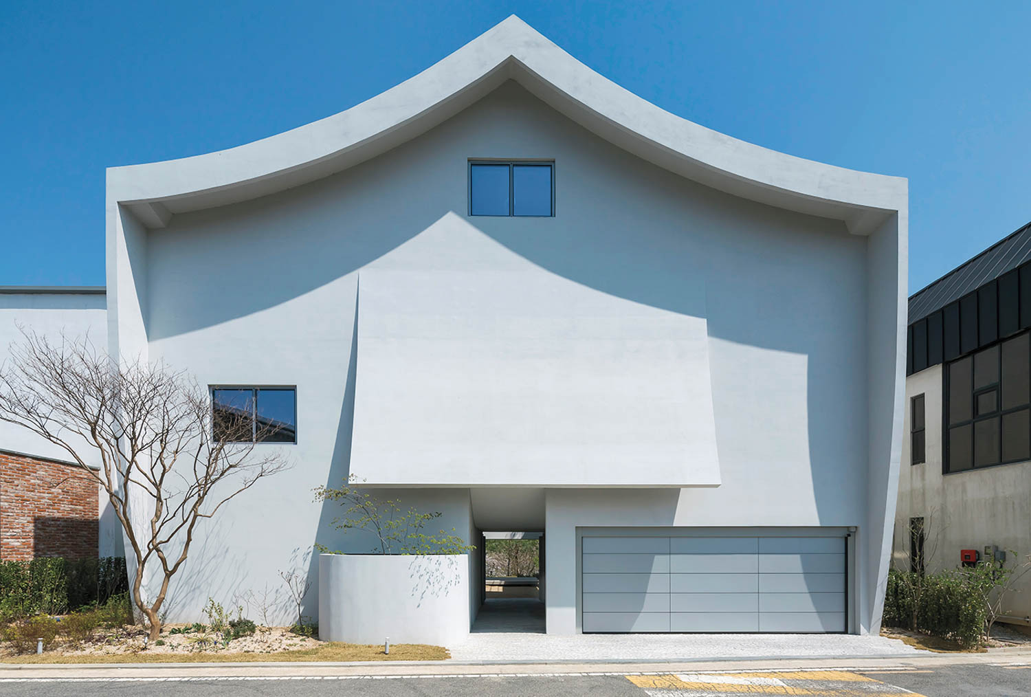 exterior facade of home